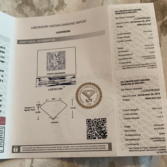 Brilliant earth 18k white comfort engagement ring - Picture 2 of 7